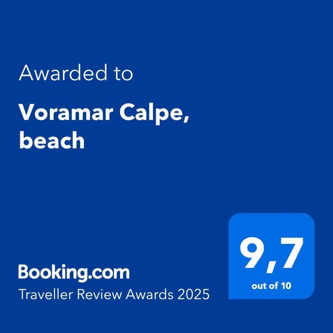 Voramar II On The Beach Calpe Bagian luar foto